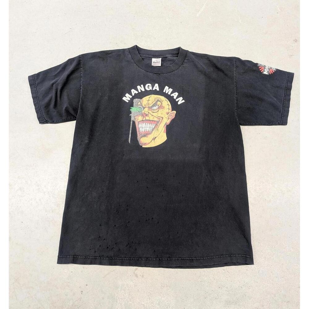 Vintage Manga Video "Manga Man" Parental Discretion T-shirt